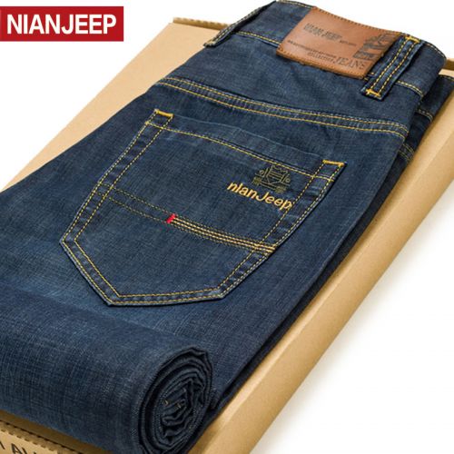 Jeans pour jeunesse coupe droite NIANJEEP en CVC automne - Ref 1460904