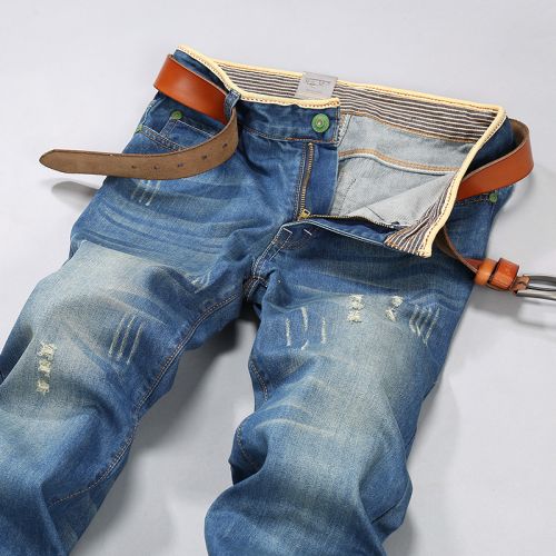 Jeans pour jeunesse coupe droite USIGSX Coton, de fibres polyester viscose rayonne Quatre saisons - Ref 1460915