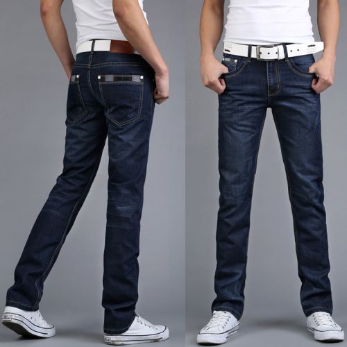 Jeans pour jeunesse coupe droite RIYUEHORSE en coton Quatre saisons - Ref 1460920