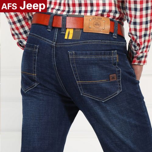 Jeans pour jeunesse droite AFS JEEP coton automne - Ref 1460923