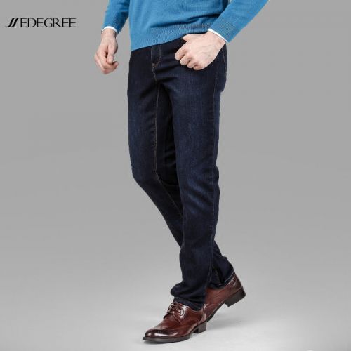 Jeans pour jeunesse coupe droite en coton automne - Ref 1460935