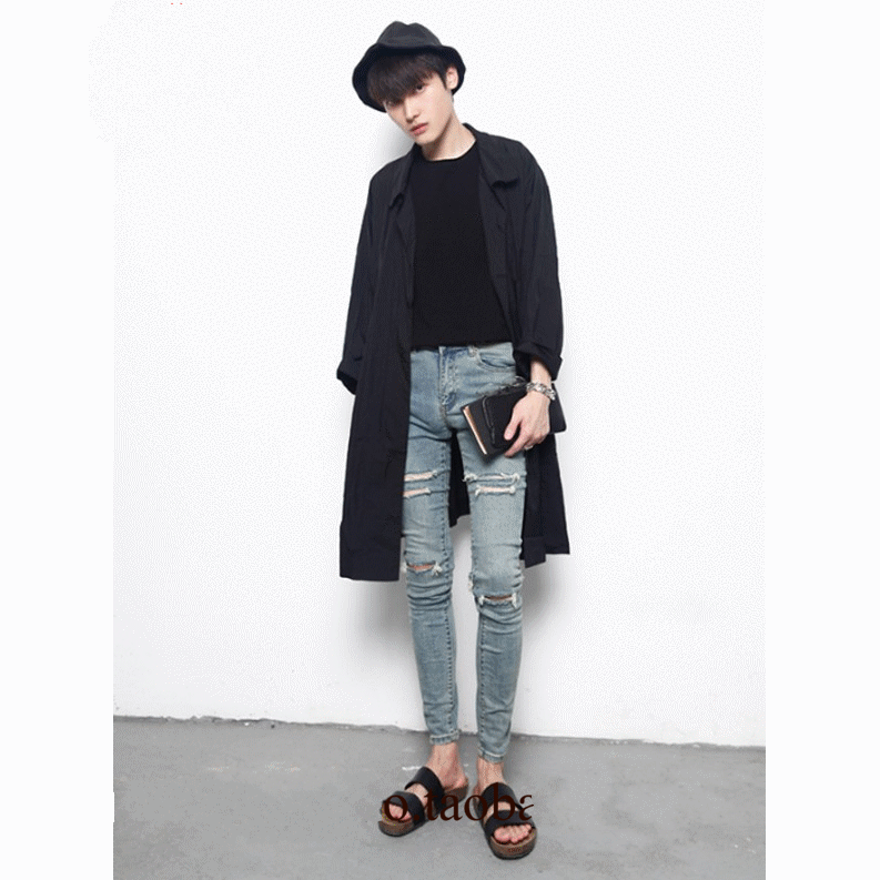Jeans pour jeunesse pieds Slim automne - Ref 1460956