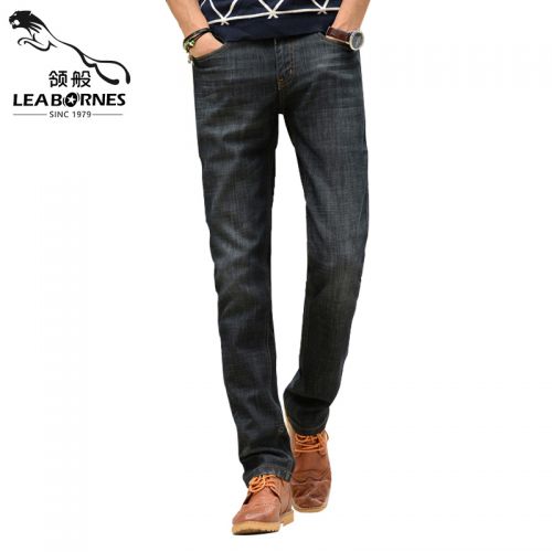 Jeans pour jeunesse pieds Slim LEABORNES de coton, polyéthylène téréphtalate PET été - Ref 1460996