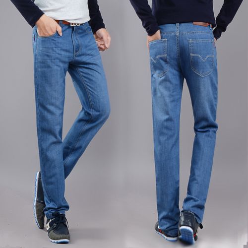 Jeans pour jeunesse droite coton été - Ref 1461001