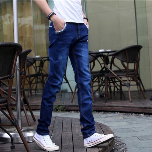 Jeans pour adolescent pieds Slim printemps - Ref 1461051