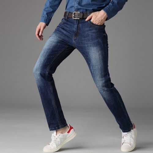 Jeans pour jeunesse droite FKDV Coton fibre élastique de polyuréthane spandex hiver - Ref 1461066