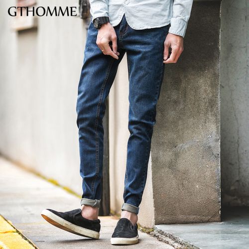 Jeans pour jeunesse pieds Slim GTHOMME en coton printemps - Ref 1461096