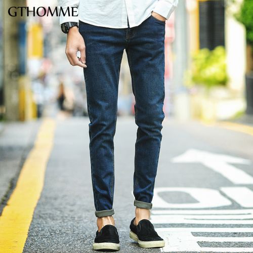 Jeans pour jeunesse pieds Slim GTHOMME en coton automne - Ref 1461114
