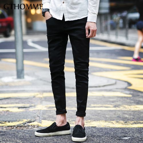 Jeans pour jeunesse pieds Slim GTHOMME en coton automne - Ref 1461120