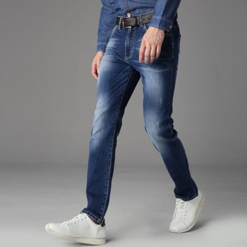 Jeans pour jeunesse pieds Slim FKDV Coton fibre élastique de polyuréthane spandex automne - Ref 1461129