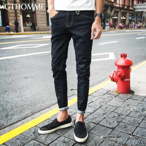 Jeans pour jeunesse pieds Slim GTHOMME en coton automne - Ref 1461130