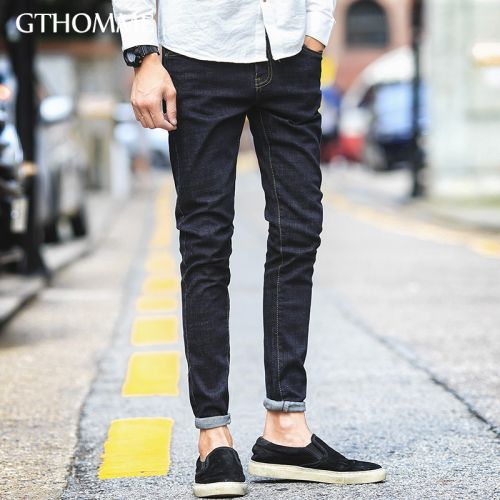 Jeans pour jeunesse pieds Slim GTHOMME en coton automne - Ref 1461135