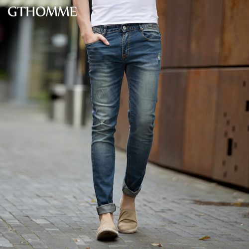 Jeans pour jeunesse pieds Slim GTHOMME en coton Quatre saisons - Ref 1461208