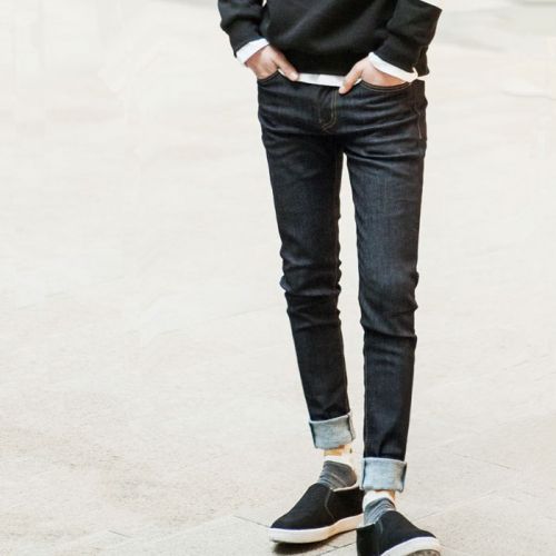 Jeans pieds Slim en coton pour Quatre saisons - Ref 1461222