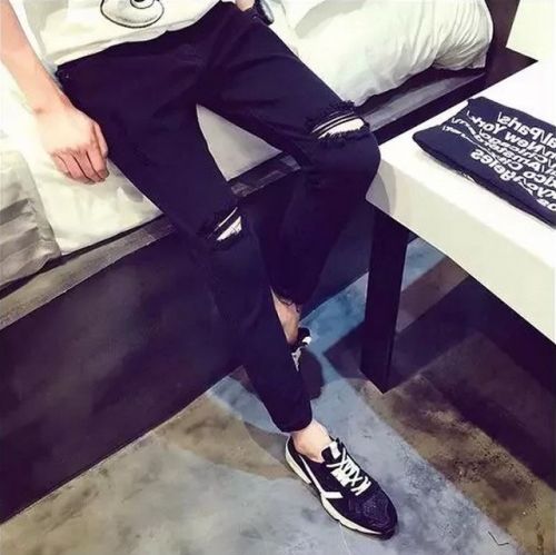 Jeans pour adolescent Sarouel en coton été - Ref 1461241