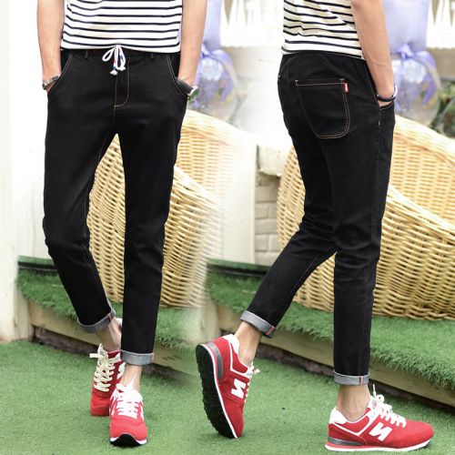 Jeans pour jeunesse pieds Slim FASHION en coton automne - Ref 1461277