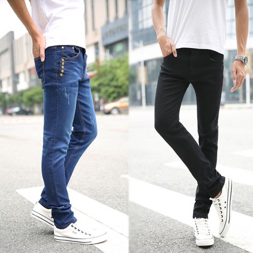 Jeans pour adolescent pieds Slim Quatre saisons - Ref 1461284