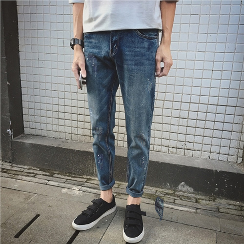 Jeans pour adolescent pieds Slim Quatre saisons - Ref 1461299