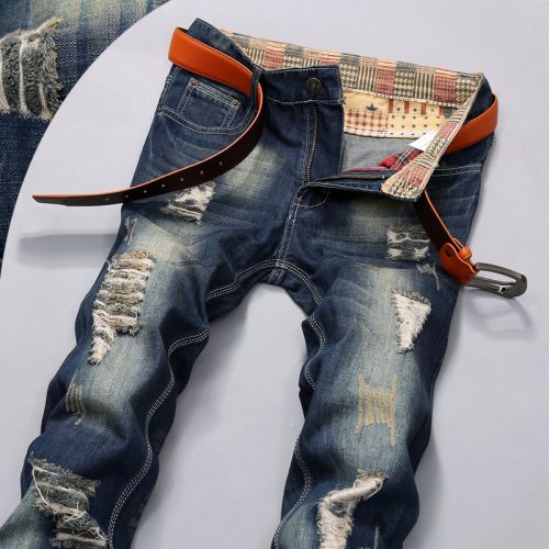 Jeans pour jeunesse coupe droite JEANS en coton Quatre saisons - Ref 1461303