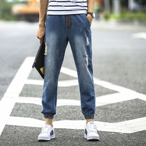 Jeans pour adolescent droite JEANS coton été - Ref 1461304