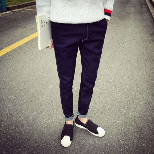 Jeans pour adolescent pieds Slim COLINCOS en coton automne - Ref 1461309