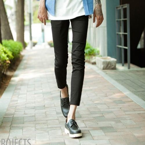 Jeans pour adolescent pieds Slim en coton été - Ref 1461346
