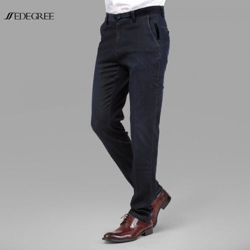 Jeans pour jeunesse coupe droite en coton automne - Ref 1461349