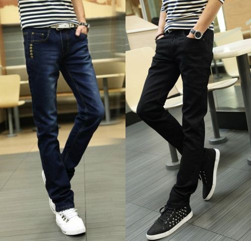 Jeans pieds Slim en Résine de fibres coton pour Quatre saisons - Ref 1461354