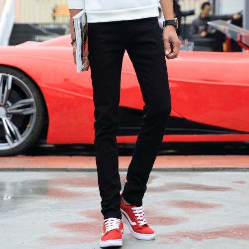Jeans pour adolescent pieds Slim KEIDENLION en coton hiver - Ref 1461367