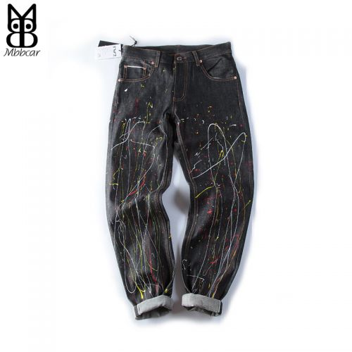 Jeans pour adolescent coupe droite MBBCAR en coton Quatre saisons - Ref 1461371