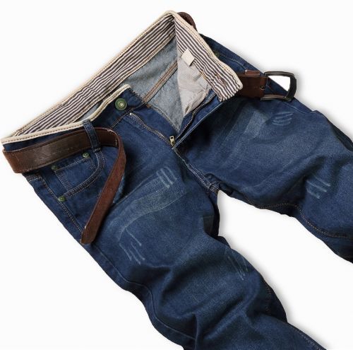 Jeans pour adolescent droite polyester Quatre saisons - Ref 1461375