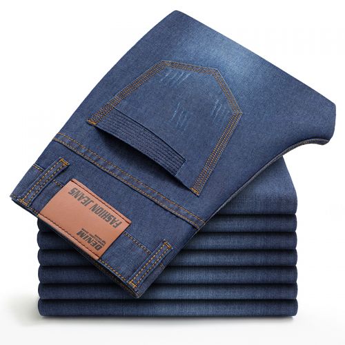 Jeans pour jeunesse coupe droite en coton Quatre saisons - Ref 1461416