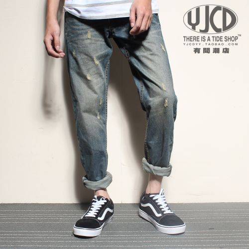 Jeans pour adolescent coupe droite POPEXER Quatre saisons - Ref 1461438