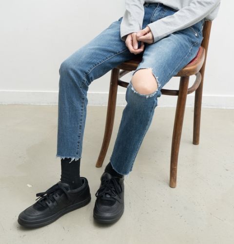 Jeans pour adolescent Sarouel - Ref 1461441