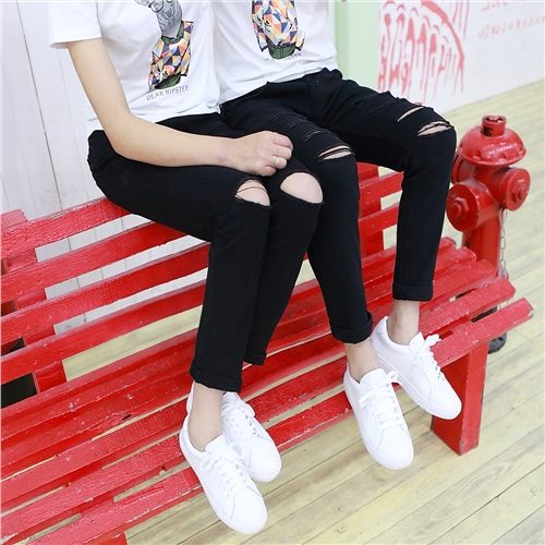 Jeans pour jeunesse pieds Slim été - Ref 1461444