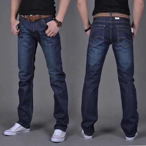 Jeans pour jeunesse coupe droite en coton été - Ref 1461466