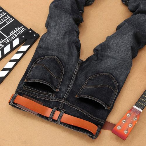 Jeans pour jeunesse pieds Slim en coton Quatre saisons - Ref 1461501