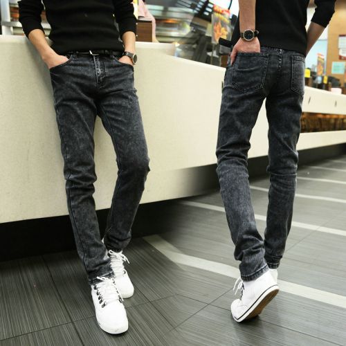Jeans pour grands chantiers pieds Slim de coton, des fibres polyester à été - Ref 1461526