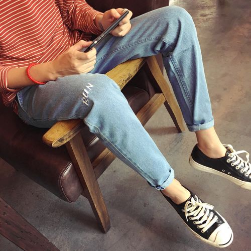 Jeans pour adolescent pieds Slim BWXD automne - Ref 1461575