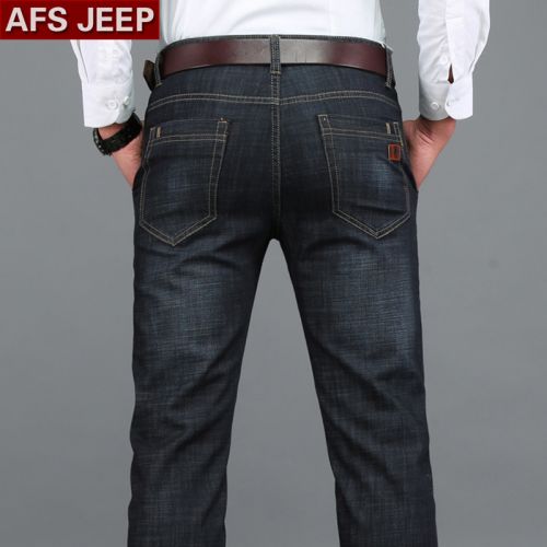 Jeans coupe droite AFS JEEP en coton pour automne - Ref 1461586