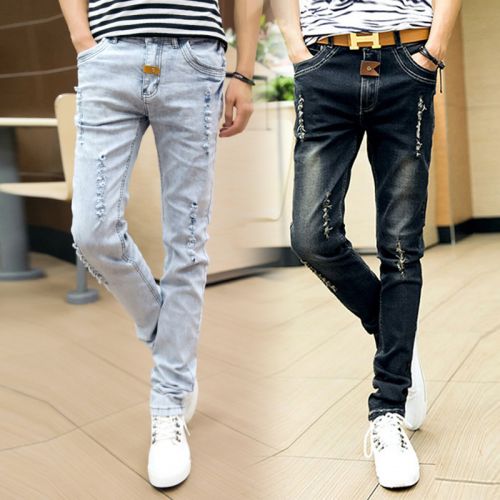 Jeans pour jeunesse pieds Slim en CVC Quatre saisons - Ref 1461594