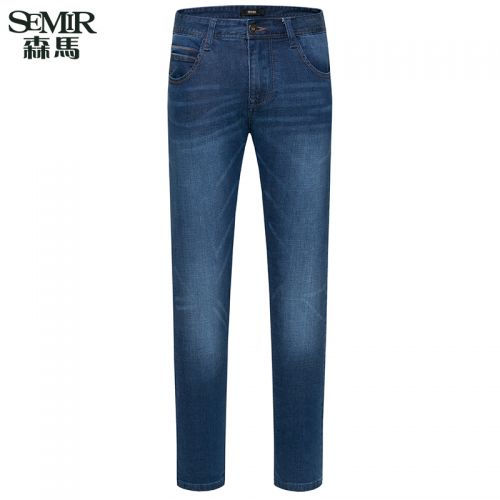 Jeans pour jeunesse coupe droite SEMIR en coton hiver - Ref 1461611