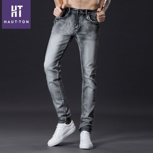 Jeans pour jeunesse coupe droite HAUT TON en coton Quatre saisons - Ref 1461635