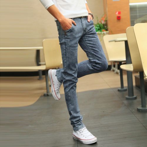 Jeans pour adolescent pieds Slim VIETTOLONS en coton automne - Ref 1461638
