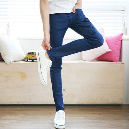 Jeans pour adolescent pieds Slim en CVC printemps - Ref 1461664