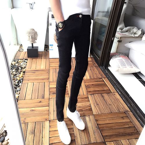 Jeans pour adolescent pieds Slim 0826JEANS en coton été - Ref 1461667