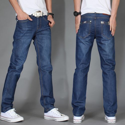Jeans pour jeunesse coupe droite WARM MEMORY en coton Quatre saisons - Ref 1461693
