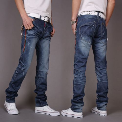 Jeans pour jeunesse coupe droite LION LAMB en coton automne - Ref 1461701