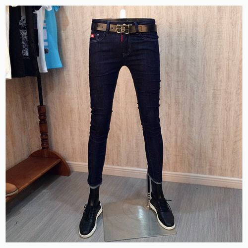 Jeans pour jeunesse pieds Slim en coton été - Ref 1461710