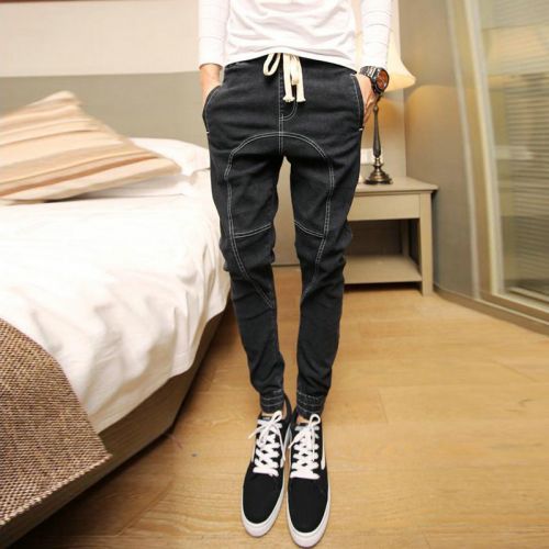 Jeans pour jeunesse pieds Slim en coton Quatre saisons - Ref 1461712